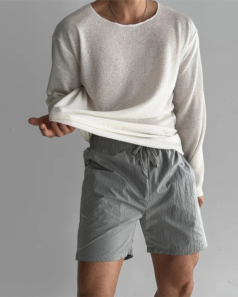 T-shirt en tricot décontracté