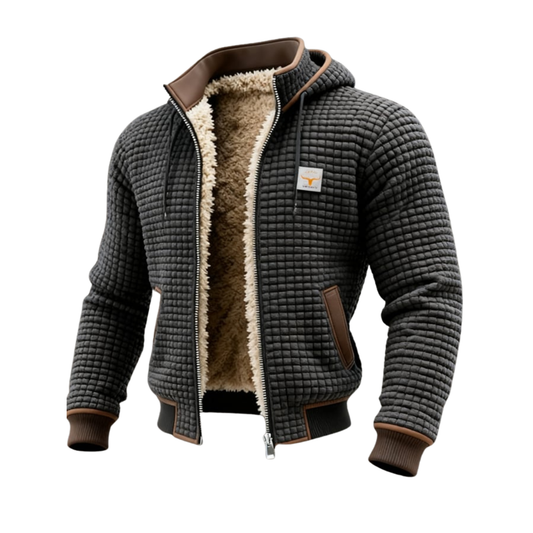 Gaël™ | Veste d'extérieur pour homme avec structure rétro et motif à carreaux