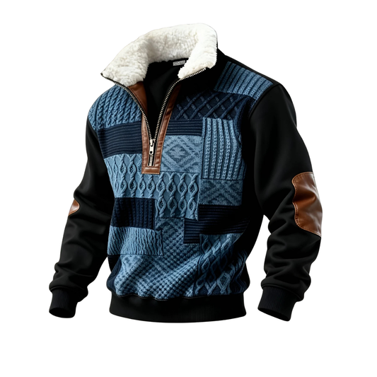 Simon™ | Sweat rétro décontracté à imprimé coloré