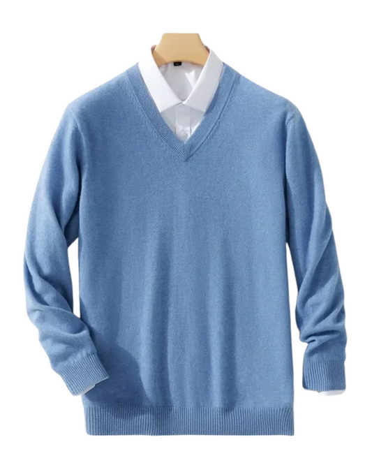 Pull élégant à col en V